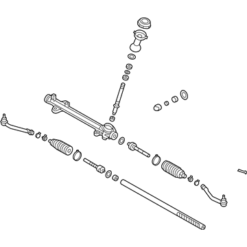 Hyundai Santa Fe Rack And Pinion - 56500-S2500