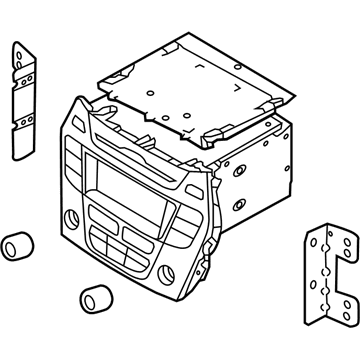 Hyundai 96180-B8951-4X Audio Assembly