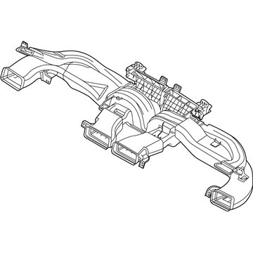 Hyundai 97470-S8101 CONNECTOR ASSY-HEATER TO AIR V