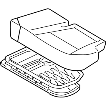 Hyundai 89100-3J151-V9B Cushion Assembly-Rear Seat,LH