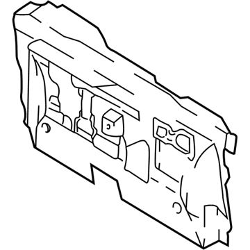 Hyundai 84120-26100 Pad Assembly-Isolation Dash Panel