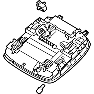 Hyundai 92800-L0000-NVC Overhead Console Lamp Assembly