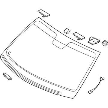 Hyundai Equus Windshield - 86110-3N000