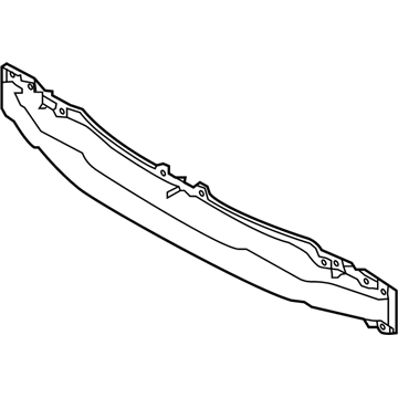 Hyundai 86631-3Y001 Rail-Rear Bumper