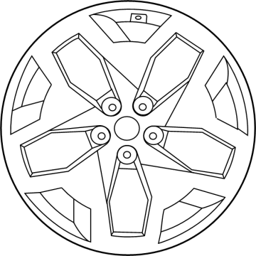 Hyundai 52910-K5300 WHEEL ASSY-ALUMINIUM