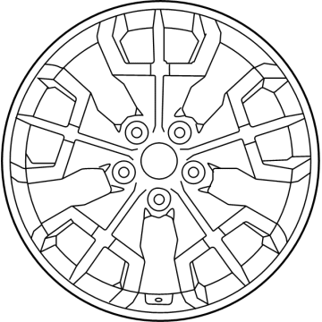 Hyundai 52910-K5100 WHEEL ASSY-ALUMINIUM