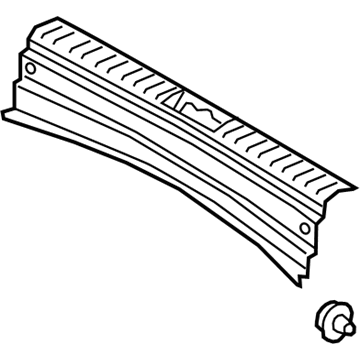 85770 J9500 TRY Genuine Hyundai Trim Assembly RR Transverse