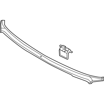 Hyundai 87136-D2100 MOULDING-Rear Window,LWR