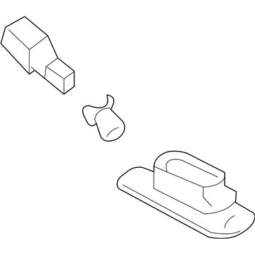 Hyundai 92501-F6000 Lamp Assembly-License Plate,LH