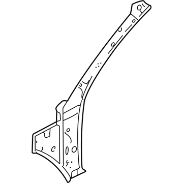 Hyundai 71221-26000 Pillar Assembly-Front Inner,RH