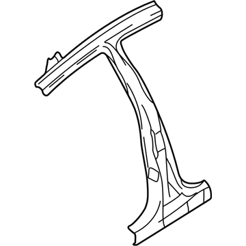 Hyundai 71402-26B10 Pillar Assembly-Center Outer,RH