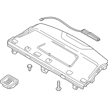 Hyundai 85610-C2510-TRY Trim Assembly-Package Tray