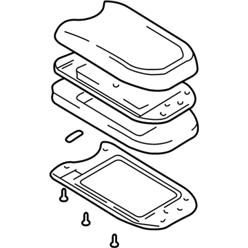 2000 Hyundai Santa Fe Armrest - 84660-26000-TI