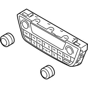 2019 Hyundai Sonata Hybrid Blower Control Switches - 97250-E6CA0