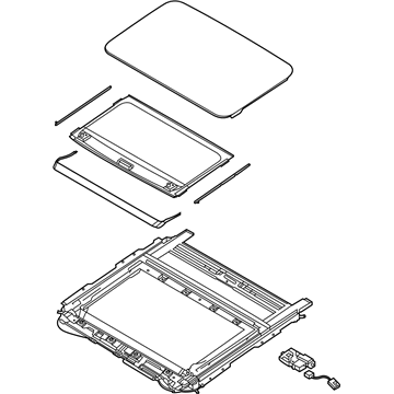 Hyundai 81600-S8000-YJY Sunroof Assembly