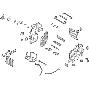 Hyundai 97205-S2AA0 Heater & Evaporator Assembly