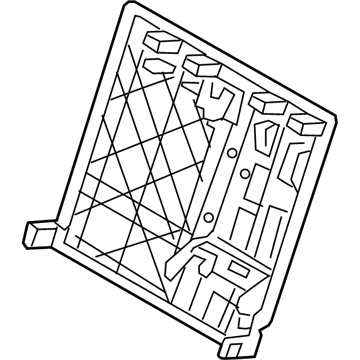 Hyundai 89410-F2110 Frame Assembly-Rear Seat Back,RH