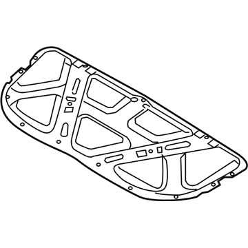 Hyundai 81124-3J000 Pad-Hood Insulating