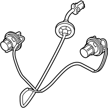 Hyundai 92491-K2011 Holder & Wiring-Rear COMBINATI