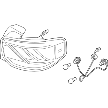 Hyundai 92402-K2010 Lamp Assembly-Rear Combination,RH