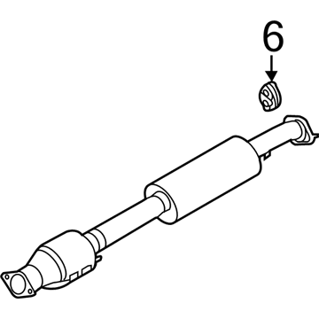 2018 Hyundai Sonata Muffler - 28600-C2410