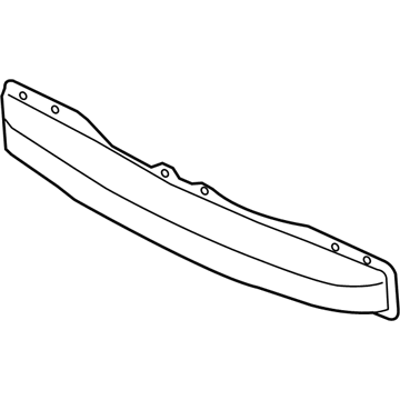 Hyundai 86631-3L101 Rail-Rear Bumper