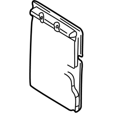 Hyundai 89301-2D706 Frame Assembly-Rear Seat Back,LH