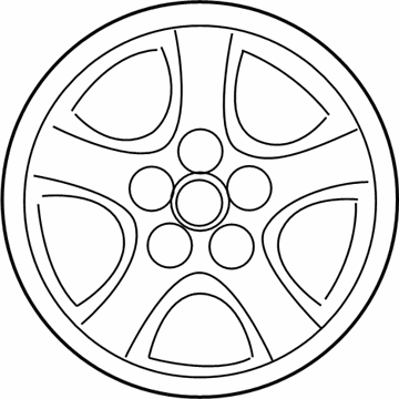 Hyundai 52910-26550 Aluminium Wheel Assembly