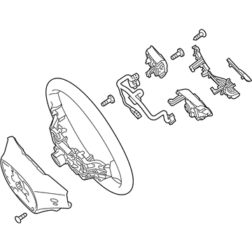 Hyundai 56110-D3130-TRY Steering Wheel Assembly