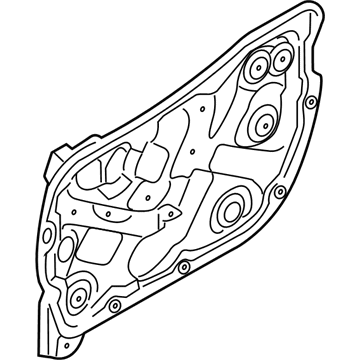 Hyundai 82471-2M010 Front Left-Hand Door Module Panel Assembly