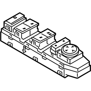 Hyundai 93575-C2100 Power Window Sub-Switch Assembly