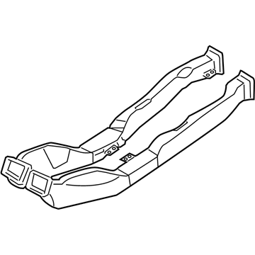 Hyundai 97020-3N000 Duct Assembly-Rear Ventilator No.2,LH