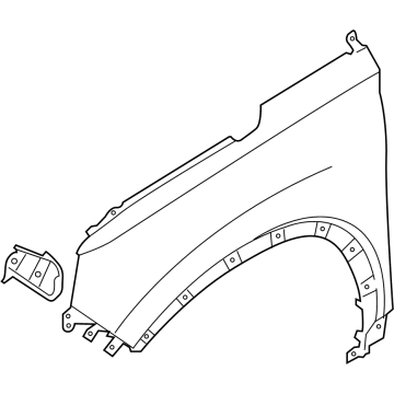 Hyundai Santa Fe Hybrid Fender - 66310-S1000