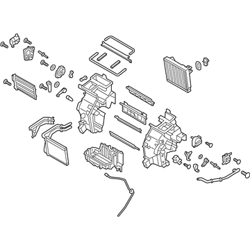 Hyundai 97205-J9070 Heater & Evaporator Assembly