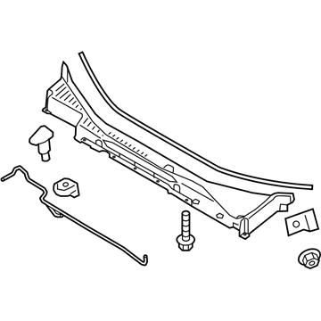 Hyundai 86150-B1000 Cover Assembly-Cowl Top,LH