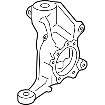 Hyundai 51711-J5000 Knuckle-Front Axle,RH