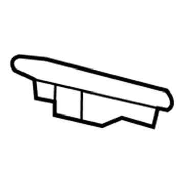 Hyundai 87244-1R200 Piece-Roof Garnish End Rear,RH