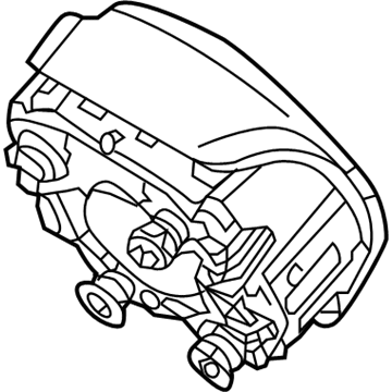 Hyundai 80100-K2500-UUG Module Assembly-STRG Wheel Air Bag