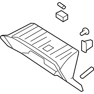 Hyundai 84540-3J000-OR Cover Assembly-Glove Box