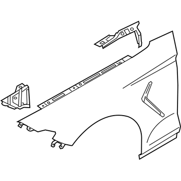 Hyundai 66310-G9100 Panel-Fender,LH