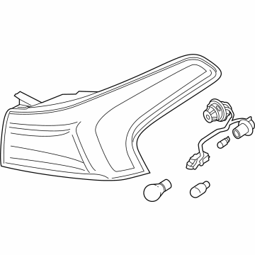 Hyundai 92402-S2500 Lamp Assembly-Rear Comb Outside,RH