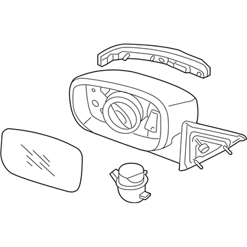 Hyundai 87620-3N300 Mirror Assembly-Outside Rear View,RH