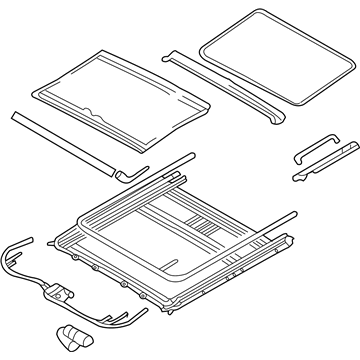 Hyundai 81600-4D010-TW Sunroof Assembly