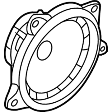 Hyundai 96340-4Z200 Rear Speaker Assembly