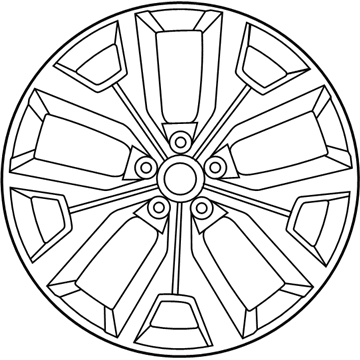 Hyundai 52910-S8100 Aluminium Wheel Assembly