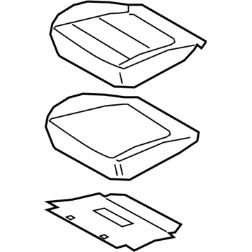 Hyundai 88200-K4510-SVA Cushion Assembly-FR Seat,RH