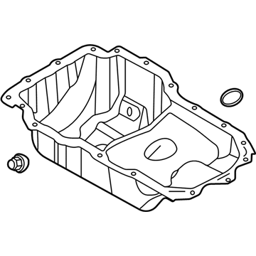 Hyundai Oil Pan - 21510-2M000