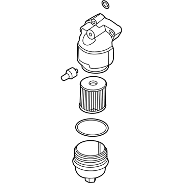 Hyundai 26300-2M000 Oil Filter Complete Assembly