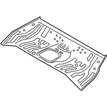 Hyundai 65511-J3000 Panel Assembly-Rear Floor,Front