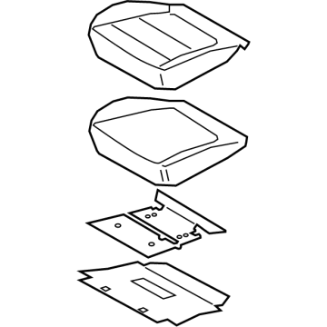 Hyundai 88100-AA250-CJP CUSHION ASSY-FR SEAT,LH